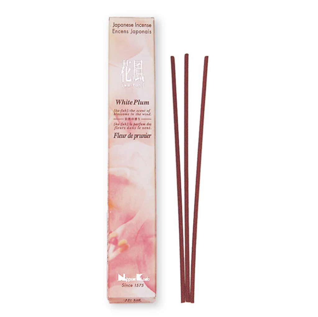 KA-FUH | Ka-Fuh WHITE PLUM, 50 stick Single Packet