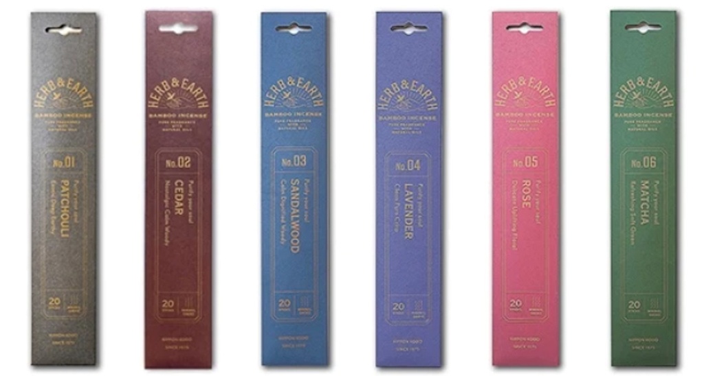 HERB & EARTH INCENSE | Herb & Earth Incense ASSORTED, box of 12 packets