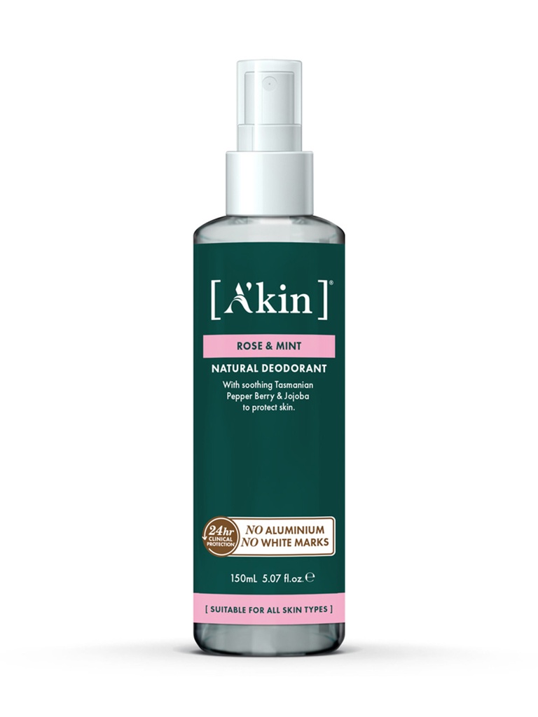 A’KIN | Rose & Mint Spray Deodorant 150ml