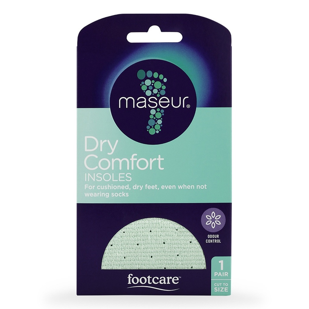 MASEUR | Dry Comfort Insoles, 1 Pair