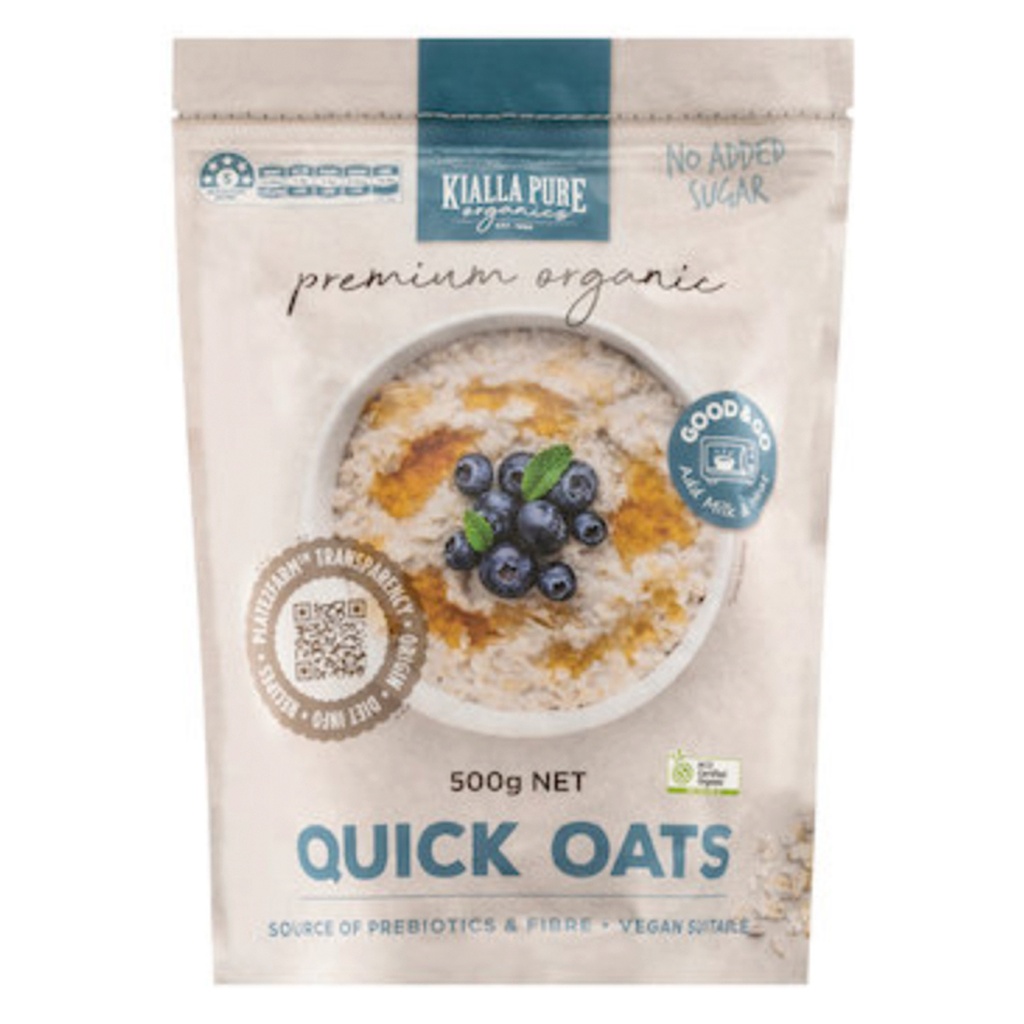 KIALLA | Oats Quick Organic 500g