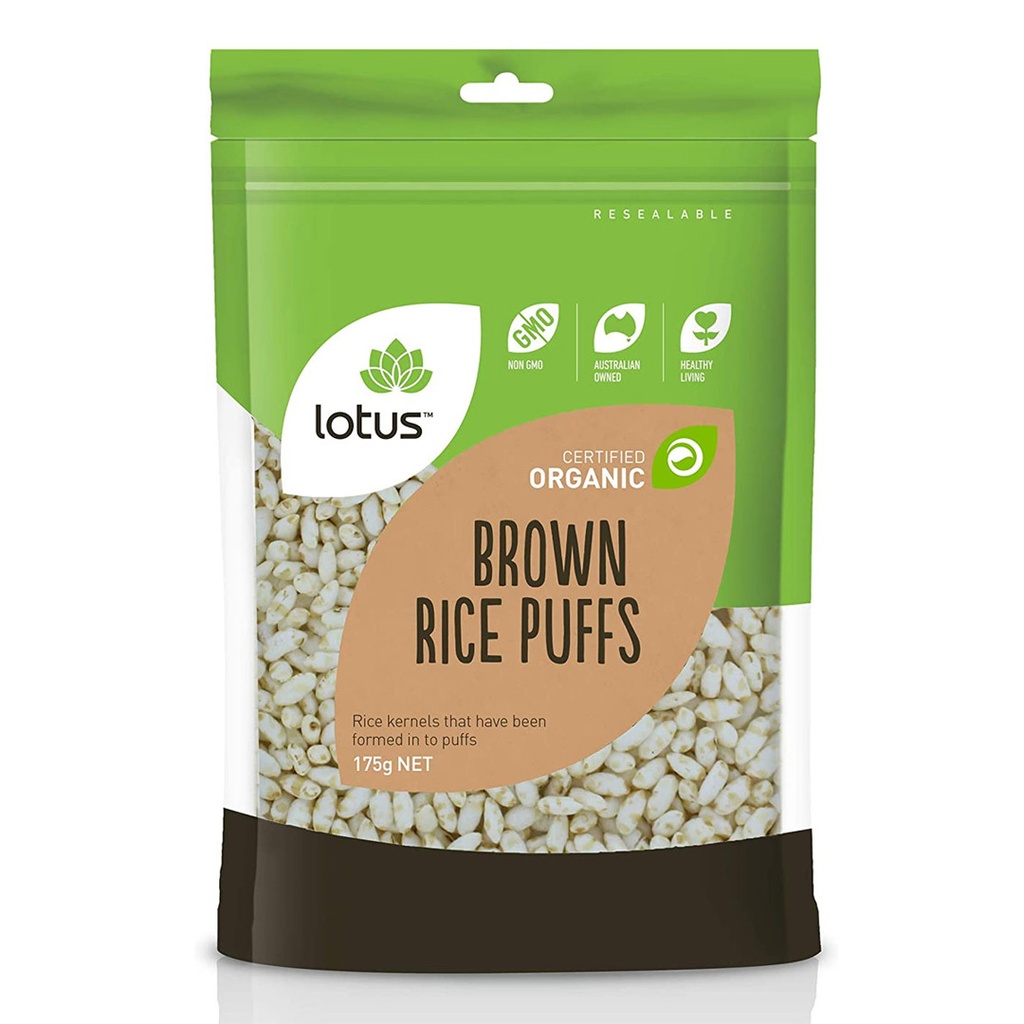 LOTUS | 有機棕米膨化米 175克
