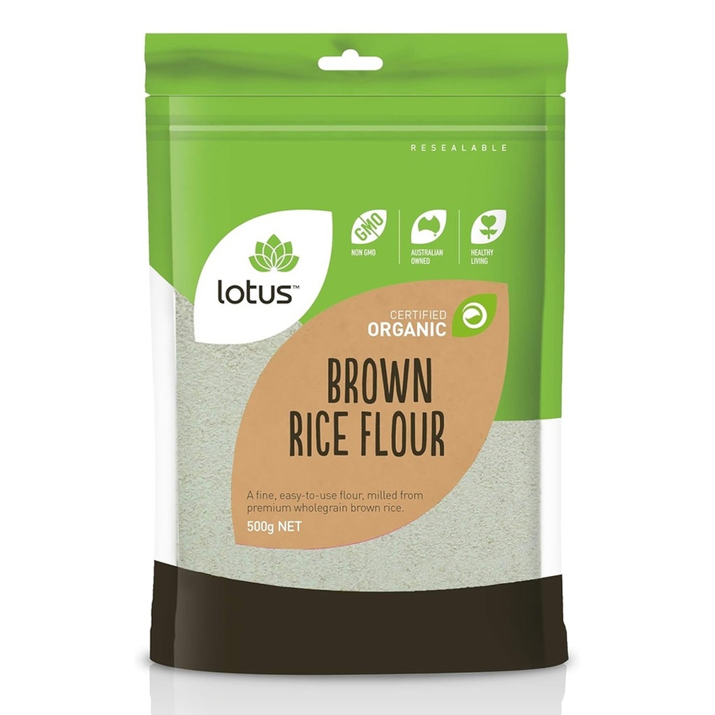 LOTUS | Rice Flour Brown Organic 500g