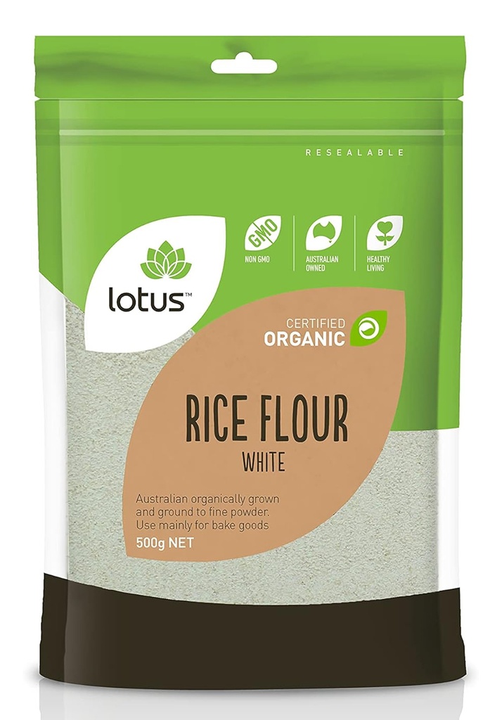 LOTUS | 有機白米粉 500 克