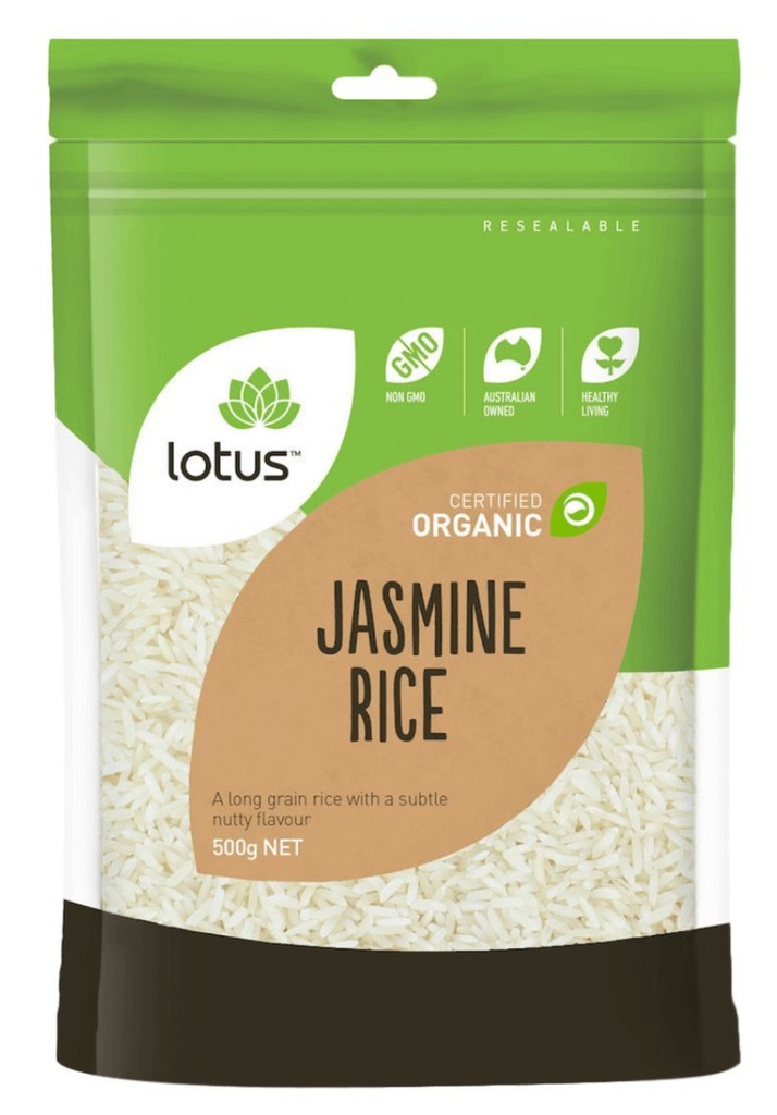 LOTUS | Rice Jasmine Organic 500g