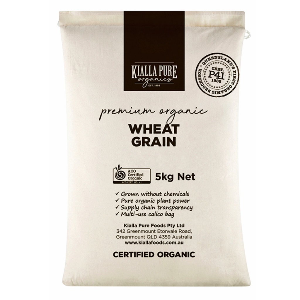 KIALLA | 有機小麥粒（帆布袋裝）5公斤