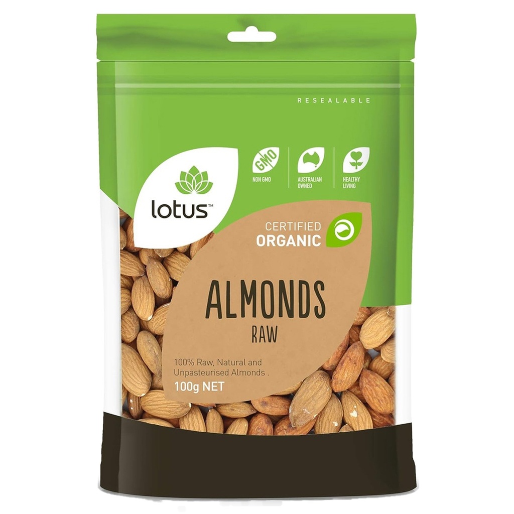 LOTUS | Almonds Raw Organic 100g
