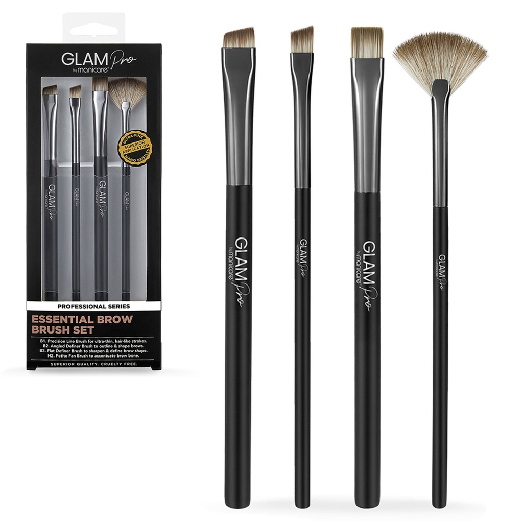 MANICARE | Pro Essential Brow Brush Set