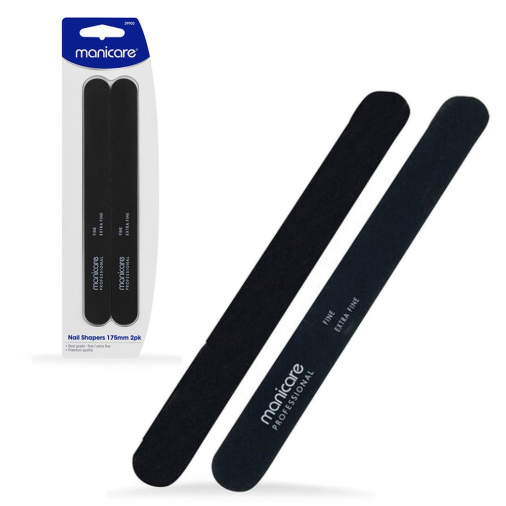 MANICARE | Nail Shapers, Extra Fine/Fine, 175mm, 2 Pack