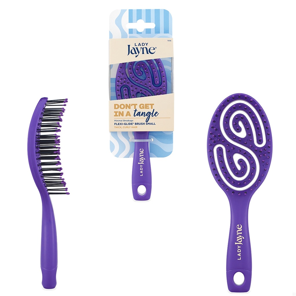 LADY JAYNE | Flexi-Glide Brush Purse-Sized
