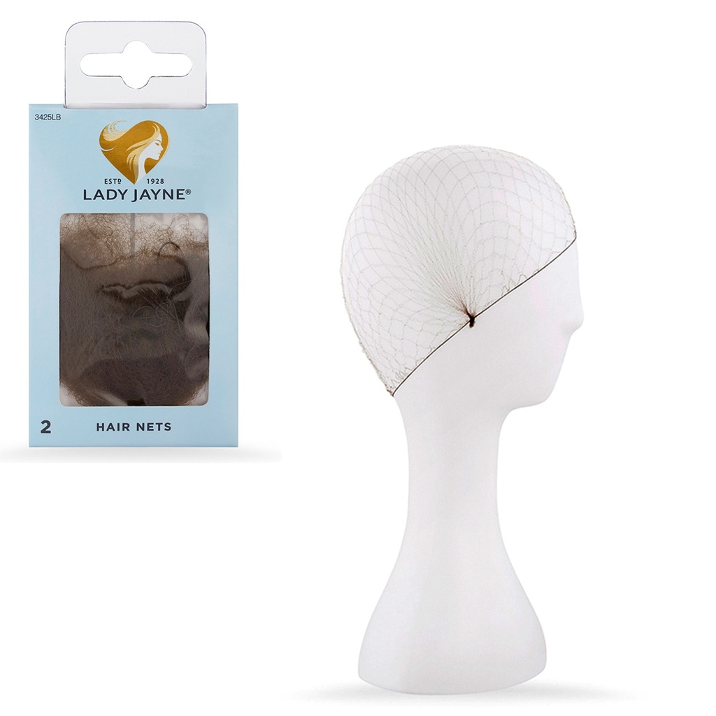 LADY JAYNE | ight Brown Hair Nets - 2 Pk