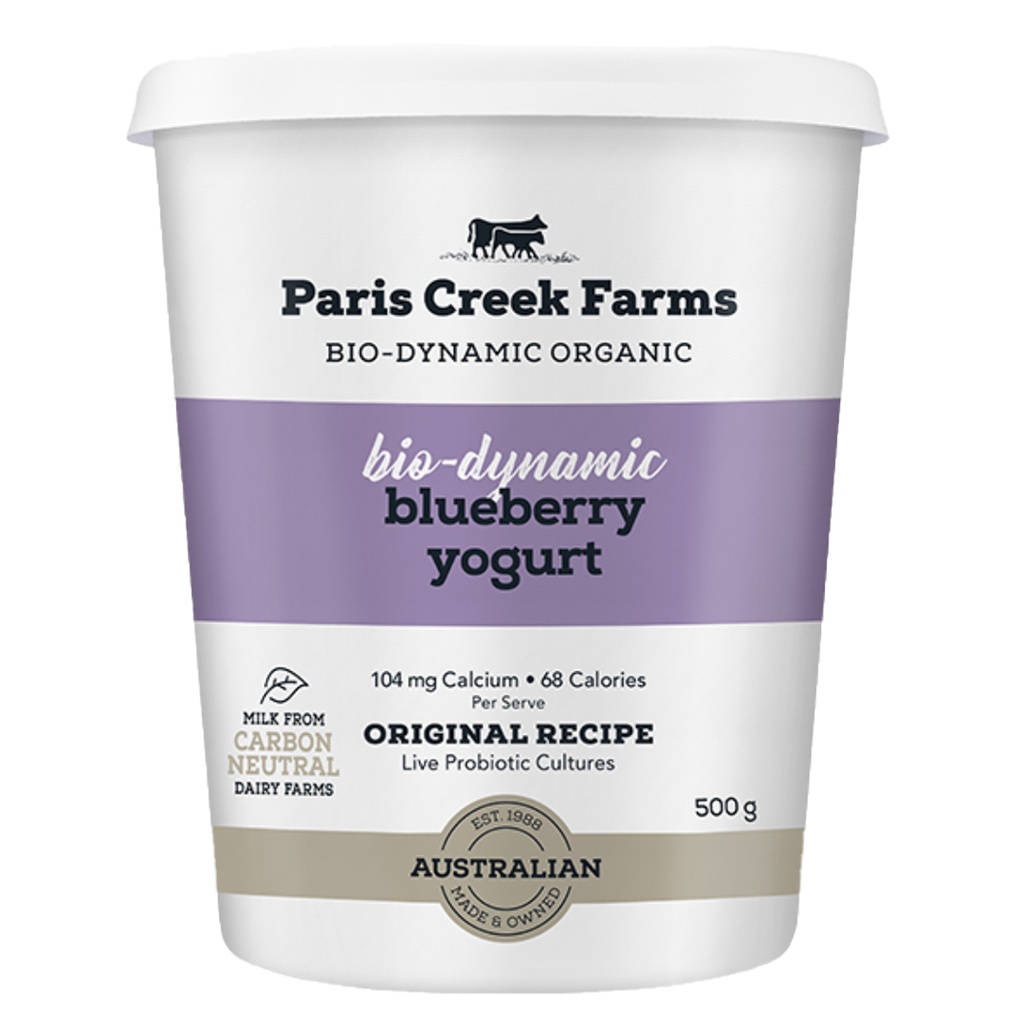 PARIS CREEK FARMS | Bio-Dynamic Blueberry Yogurt 500g