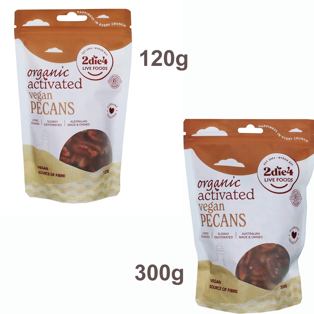 2DIE4 LIVE FOODS | Organic Activated Pecans Vegan