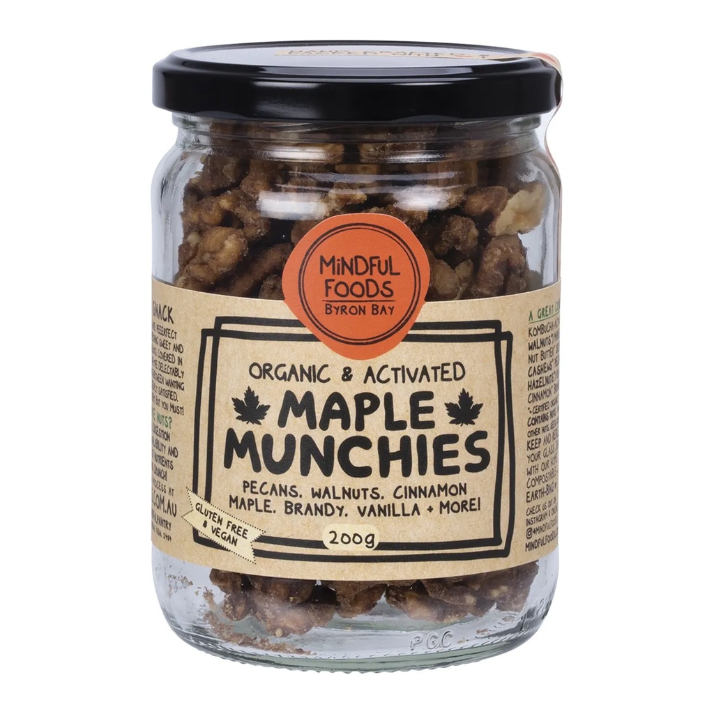 MINDFUL FOODS | Maple Munchies Organic & Activated 200g