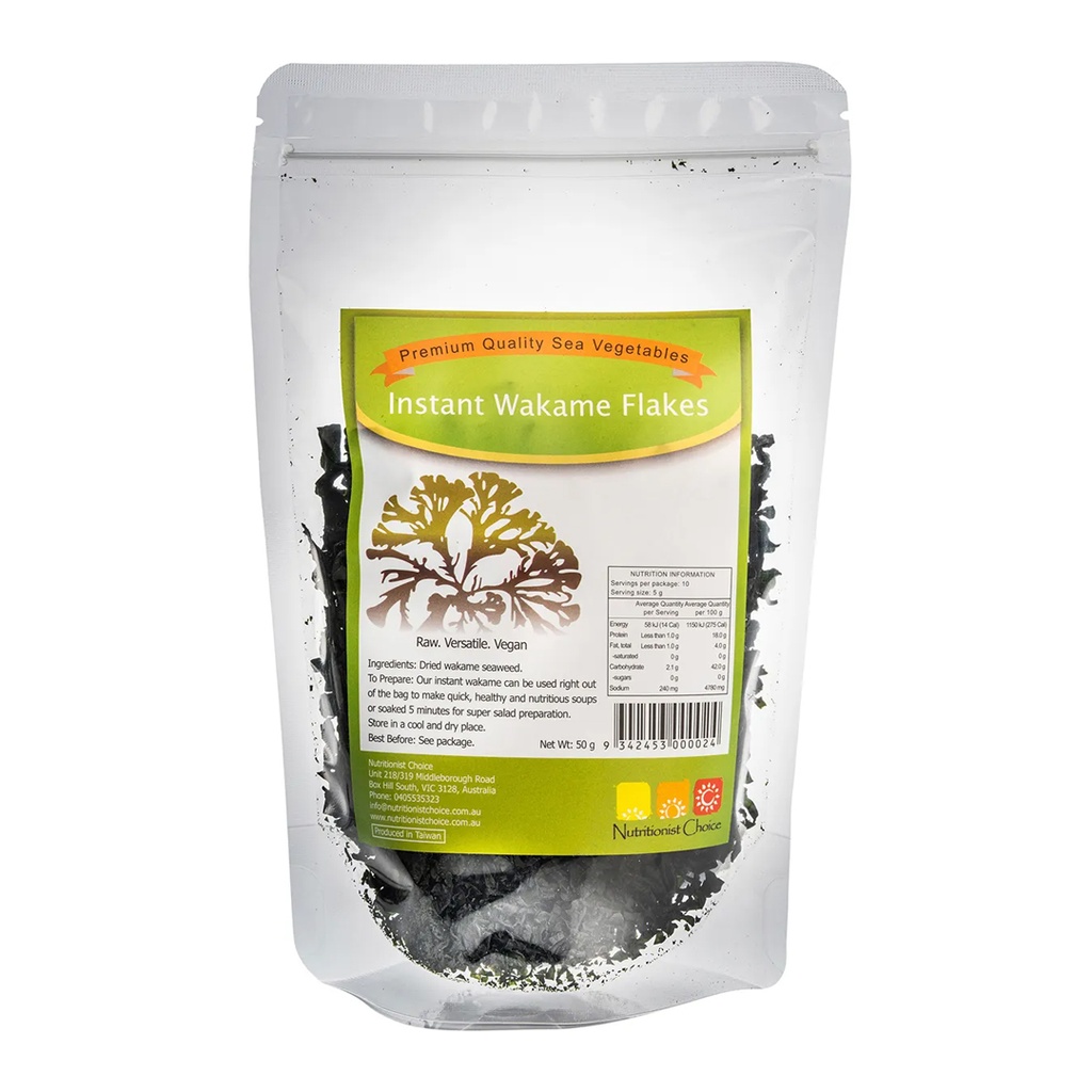 NUTRITIONIST CHOICE | Sea Vegetables Wakame Flakes 50g