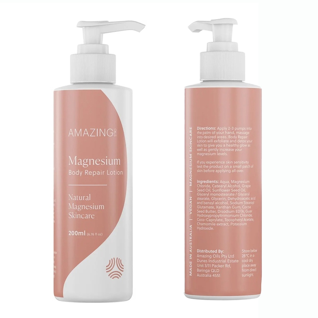 AMAZING OILS | Magnesium Body Lotion Body Repair 200ml