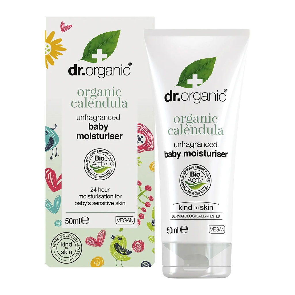DR ORGANIC｜無香料有機金盞花嬰兒保濕霜 50毫升