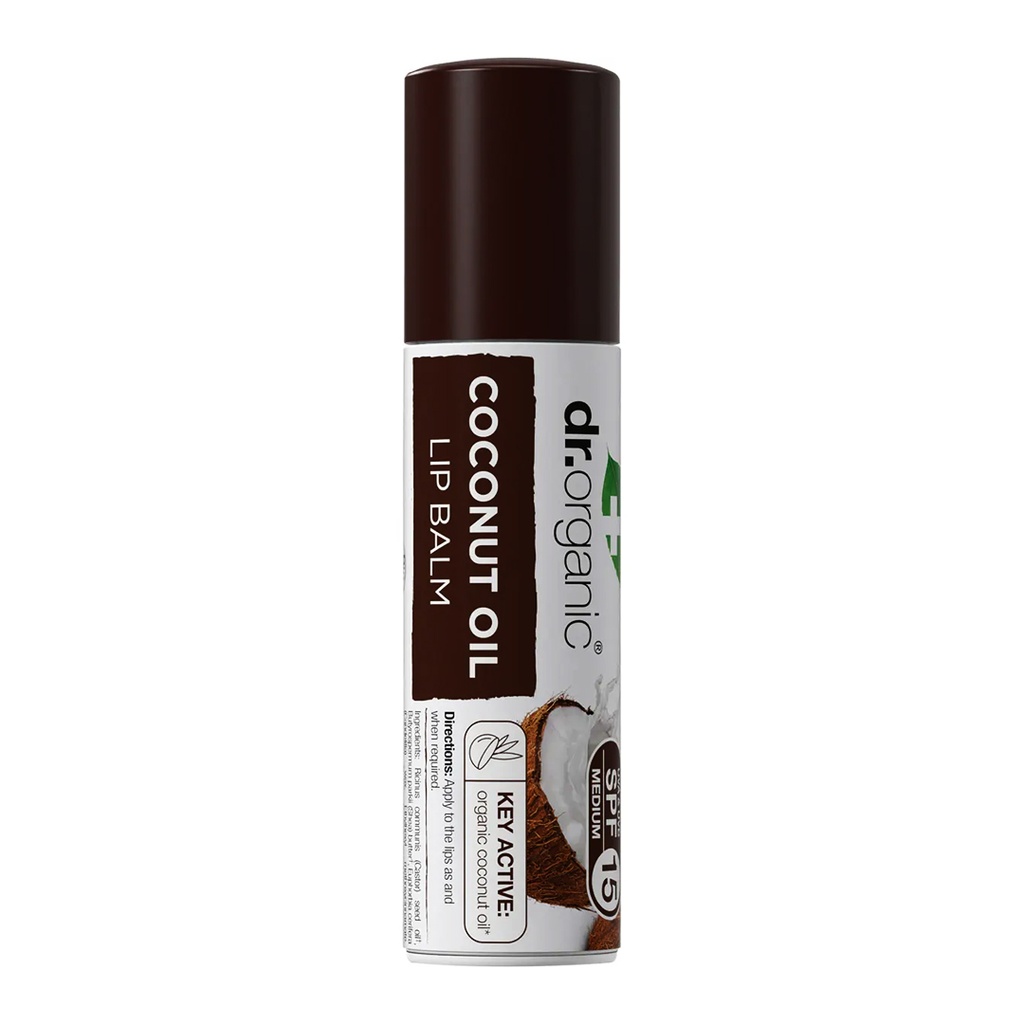 DR ORGANIC | Lip Balm SPF 15 Organic Virgin Coconut Oil 5.7ml