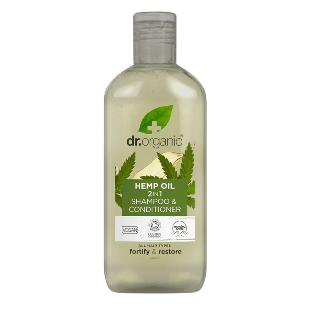 DR ORGANIC｜大麻籽油2合1洗髮護髮素 265毫升