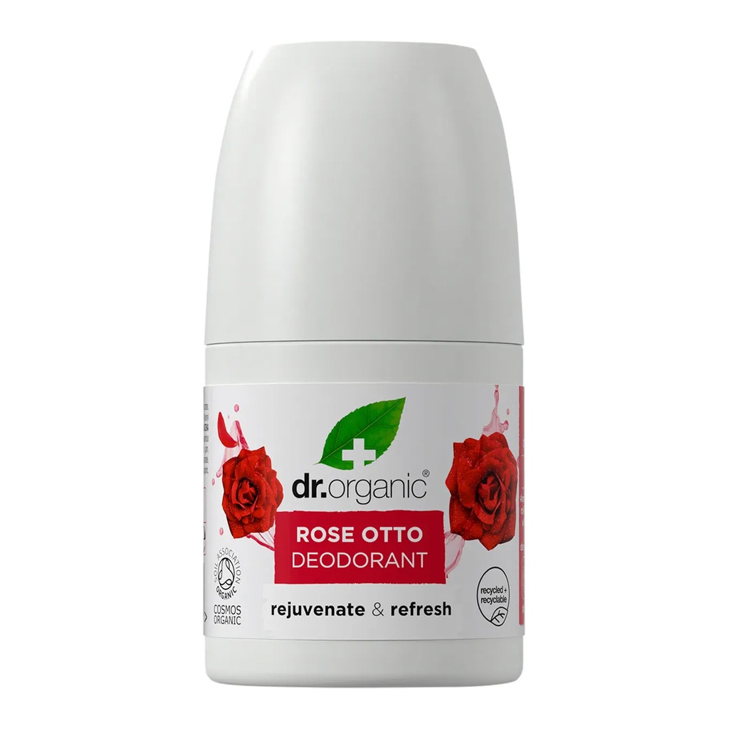 DR ORGANIC | 有機玫瑰奧圖滾珠除臭劑，50毫升
