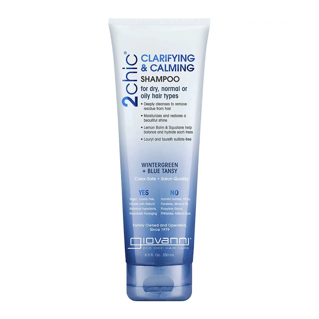 GIOVANNI | Shampoo 2chic Clarifying & Calming All Hair 250ml