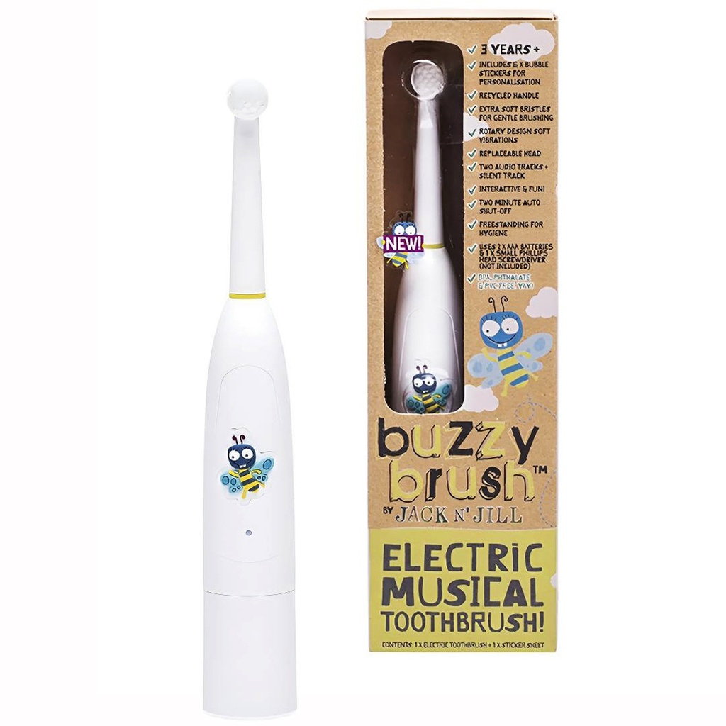 JACK N' JILL | Electric Musical Toothbrush Buzzy Brush 3 Years