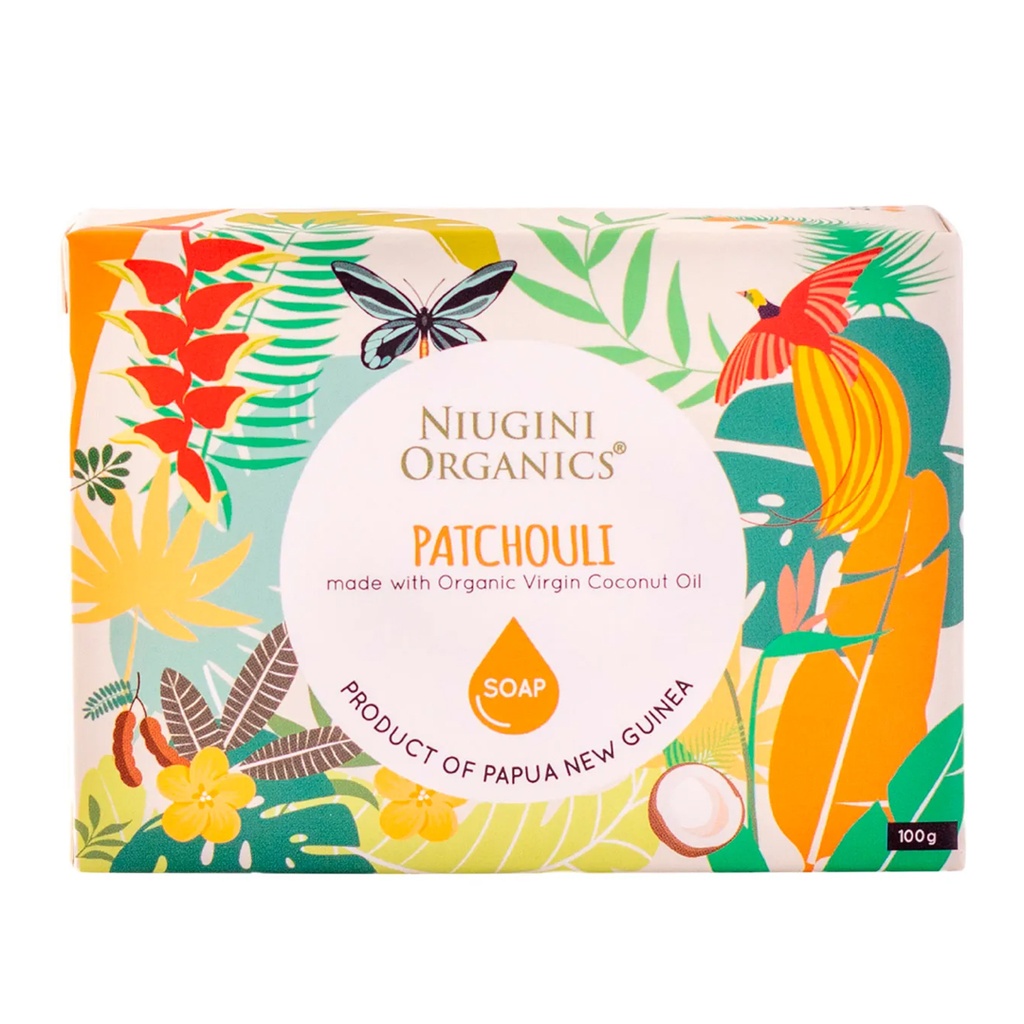 NIUGINI ORGANICS | Virgin Coconut Oil Soap Patchouli 100g