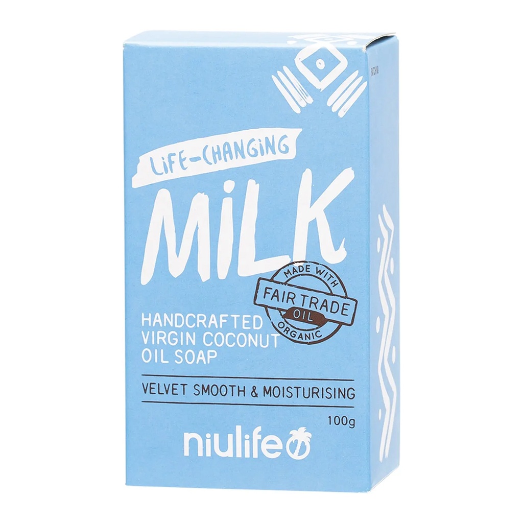 NIULIFE | Coconut Oil Soap Coconut Milk 100g