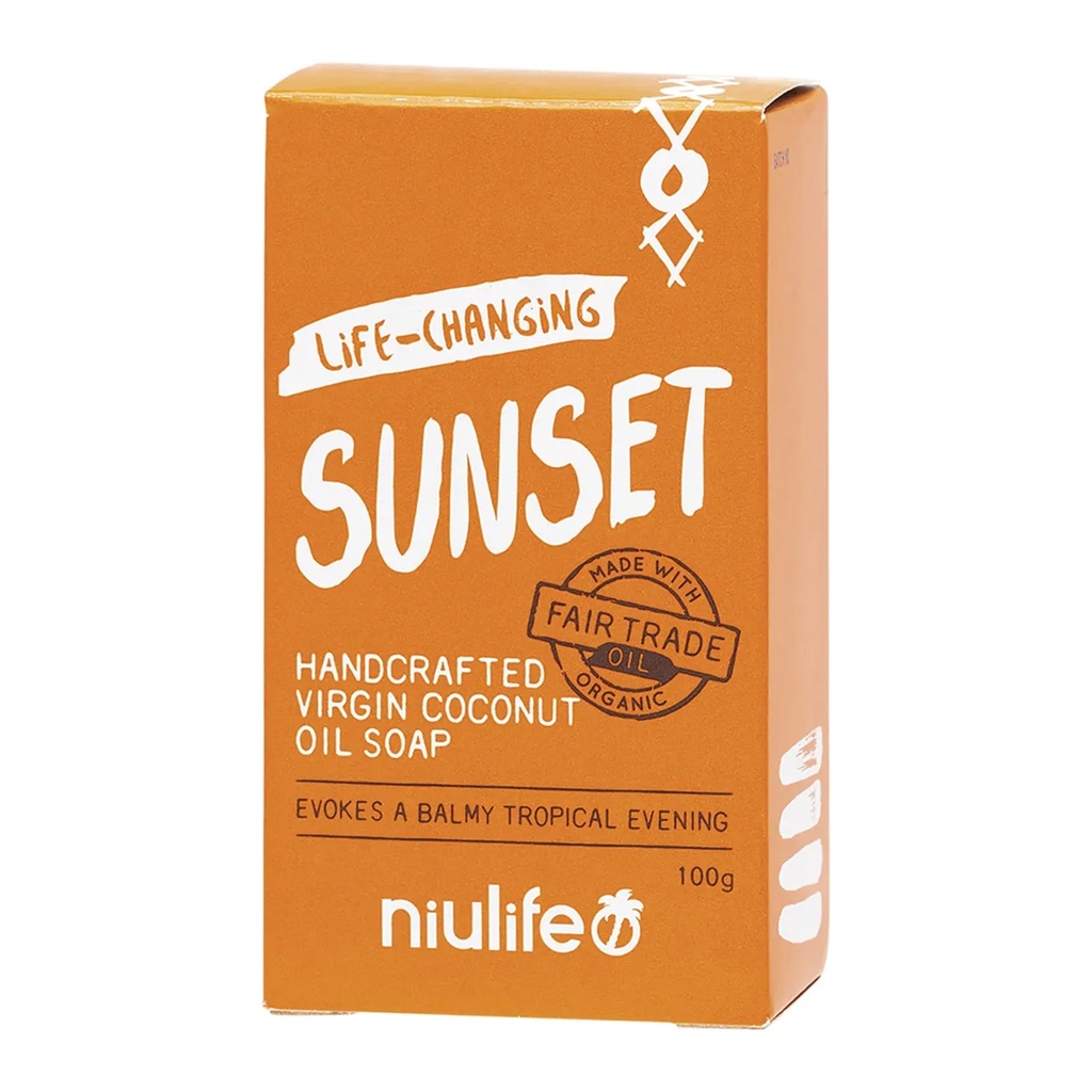 NIULIFE | Coconut Oil Soap Sunset 100g