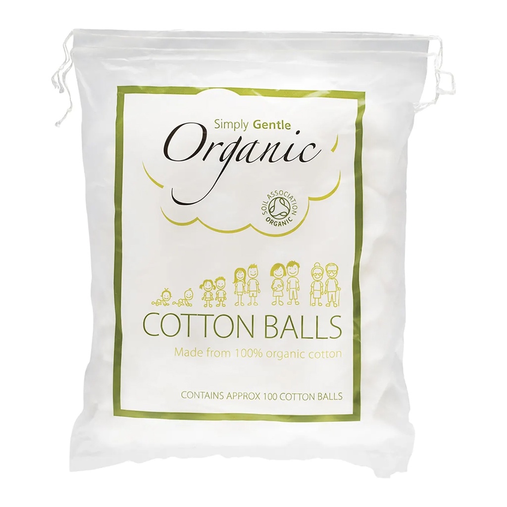 SIMPLY GENTLE ORGANIC | Cotton Balls 100pk