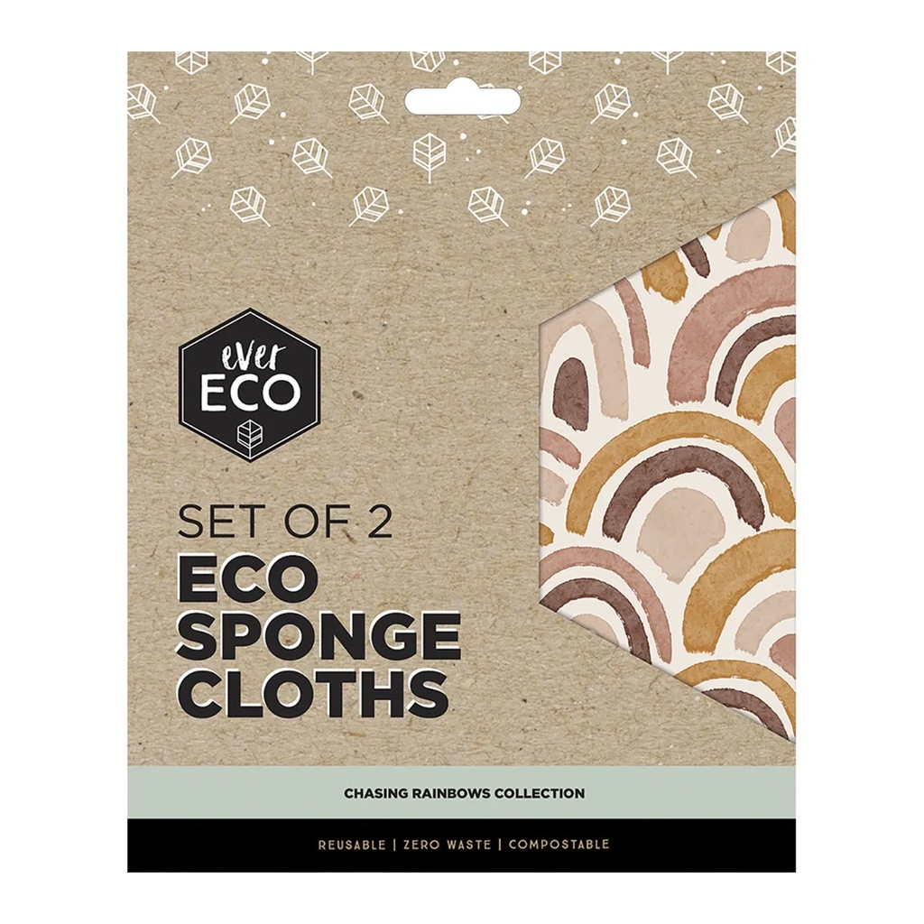 EVER ECO | 海綿抹布 追逐彩虹系列 2片裝