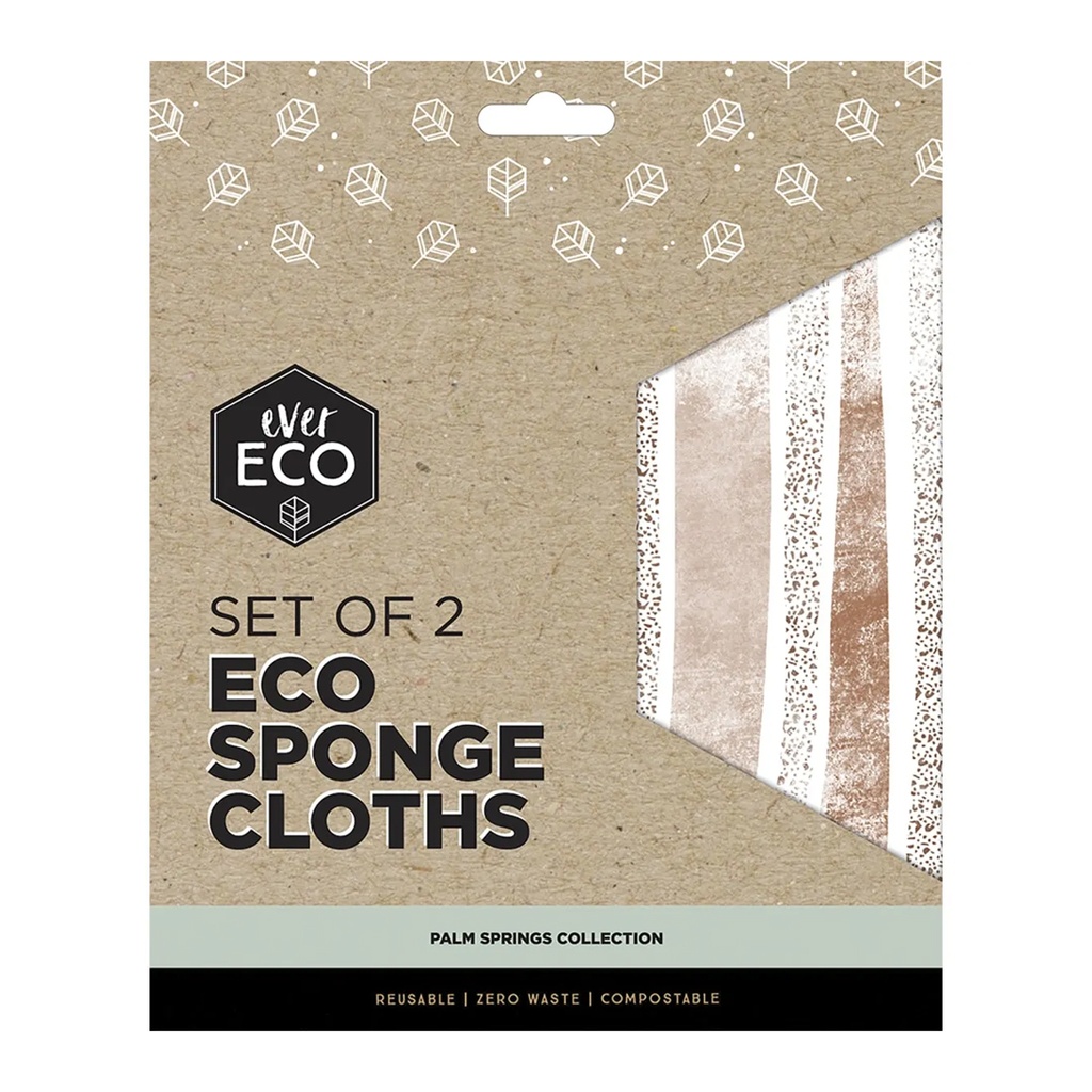 EVER ECO | 海綿抹布 棕櫚泉系列 2片裝