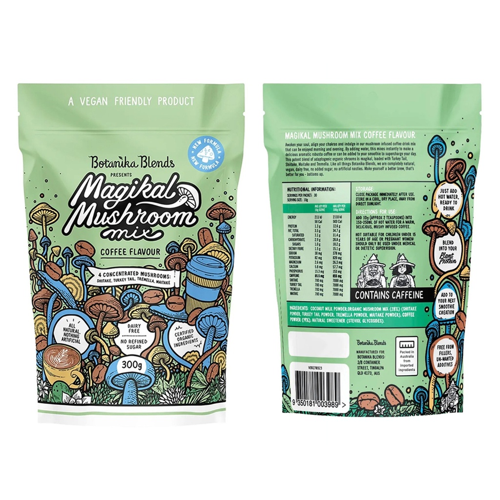 BOTANIKA BLENDS | Magikal Mushroom Mix Coffee 300g