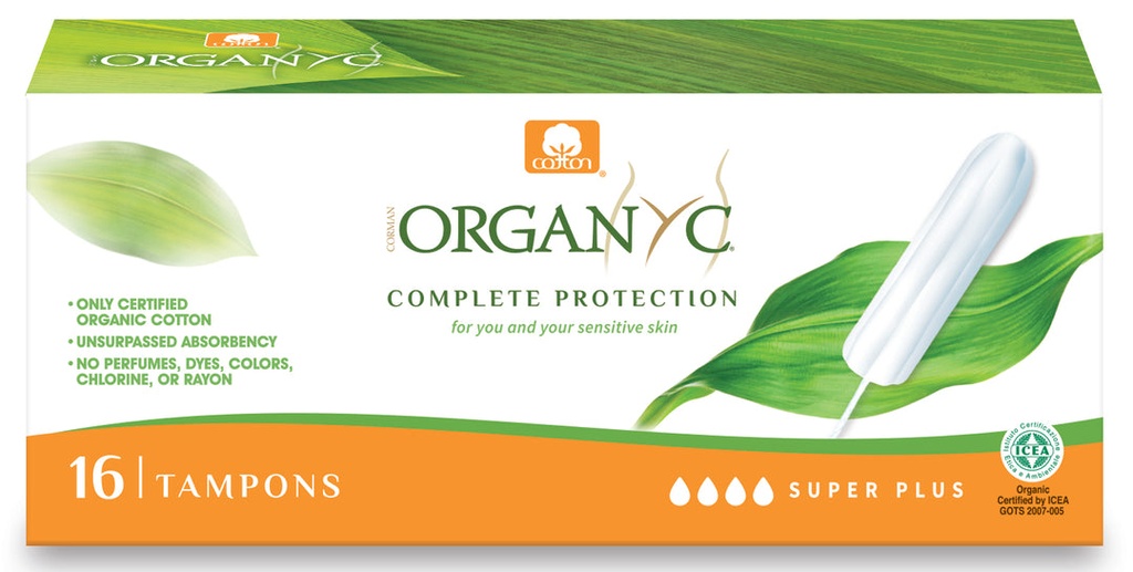 ORGANYC | Tampons - Super Plus, 16 Tampons