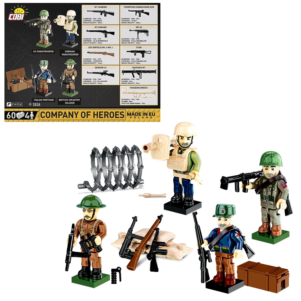 COBI | COBI-3041 | COH 3 /3041/ 人偶與配件 60片