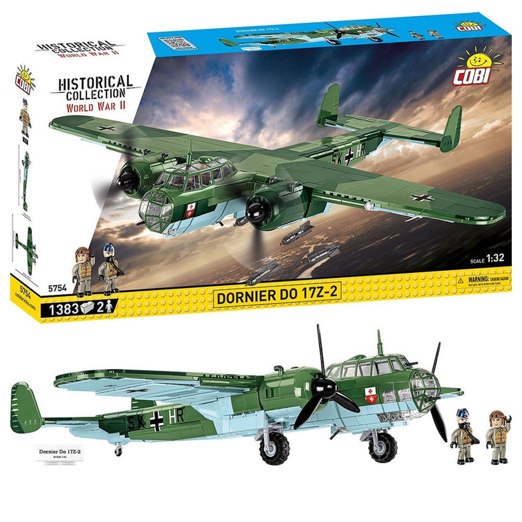 COBI | COBI-5754 | 多尼尔 Do 17Z-2 1383片