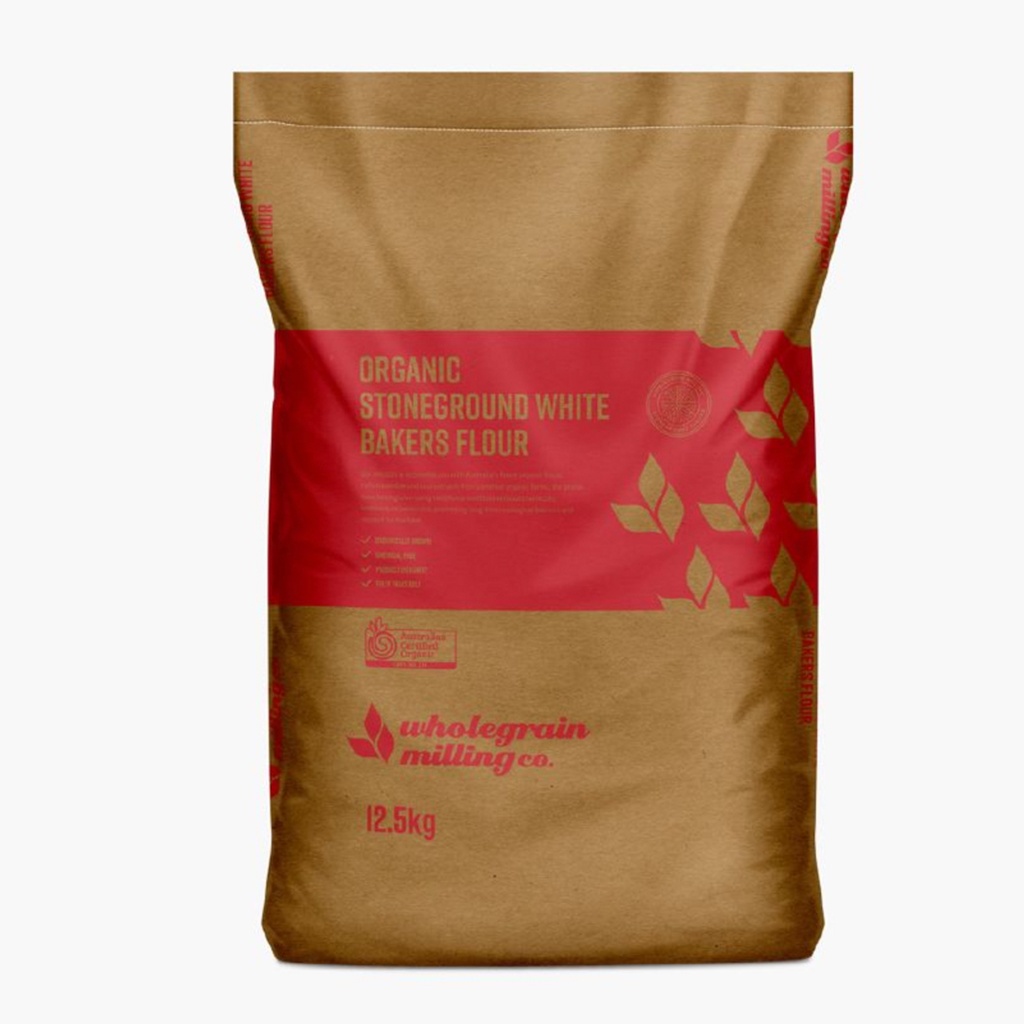 WHOLEGRAIN MILLING CO | 有机石磨白面粉（烘焙用），12.5公斤装