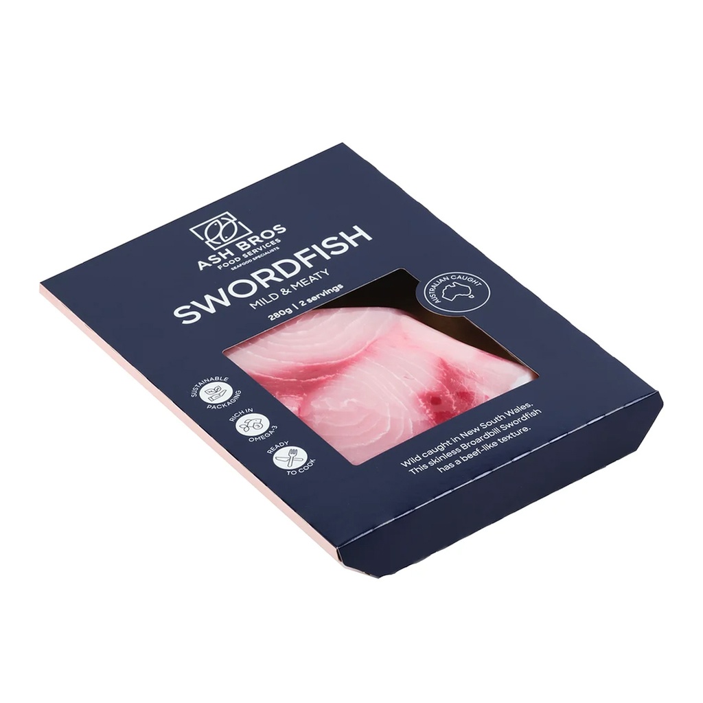 Seafood | Retail Pack - NSW Swordfish (Broadbill) FRESH 280g+