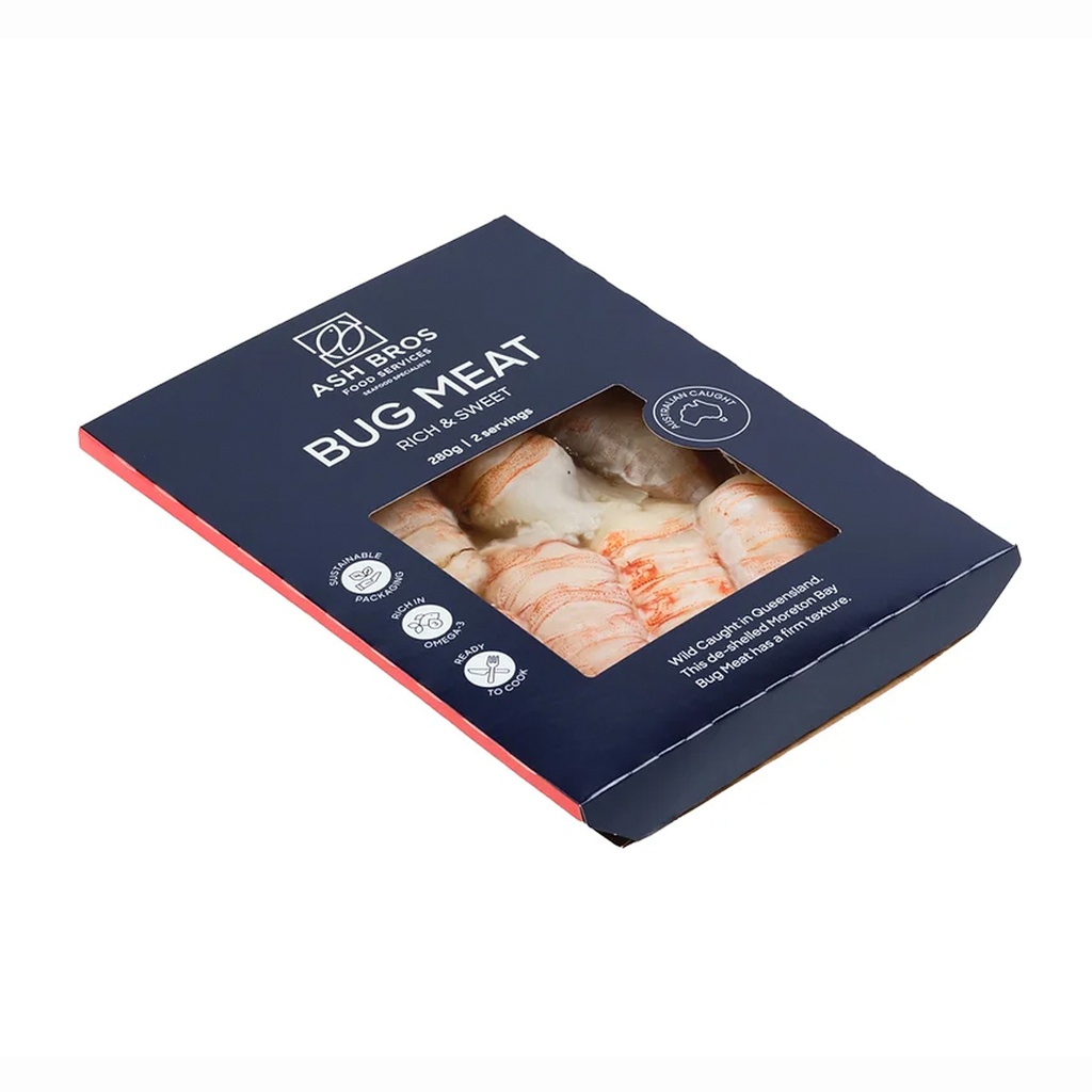 Seafood | Retail Pack - Queensland Bug Meat (Moreton Bay) FROZEN 280g+