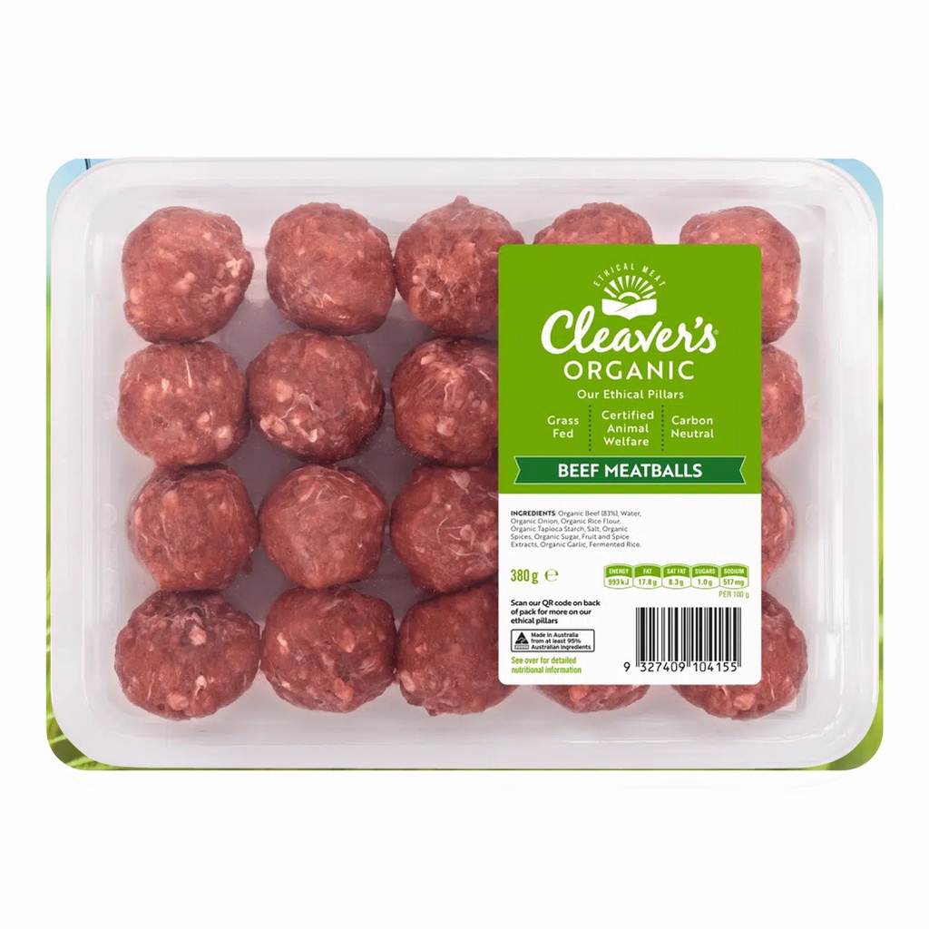 CLEAVER’S 有機肉品 | 有機牛肉丸 380克