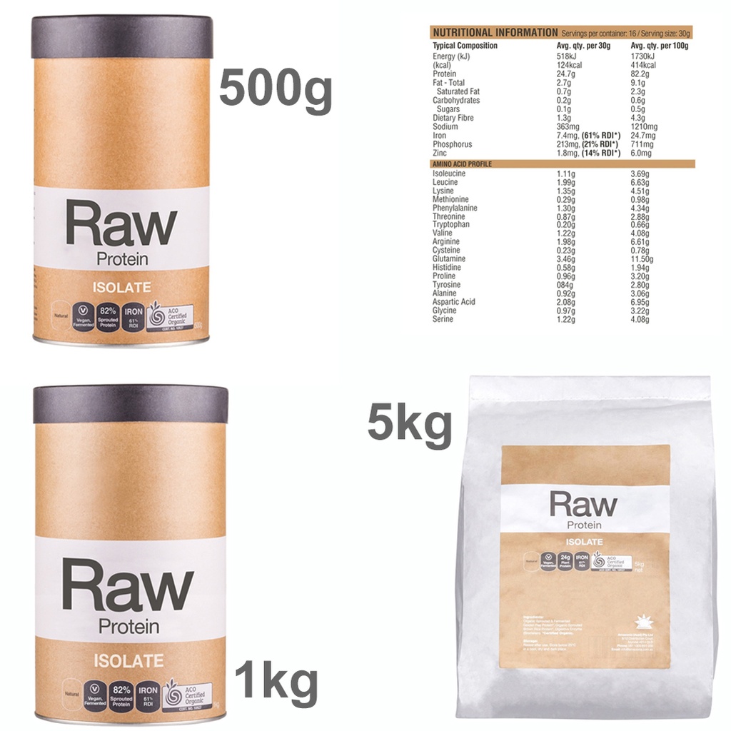 AMAZONIA | Raw Protein Organic Isolate Natural