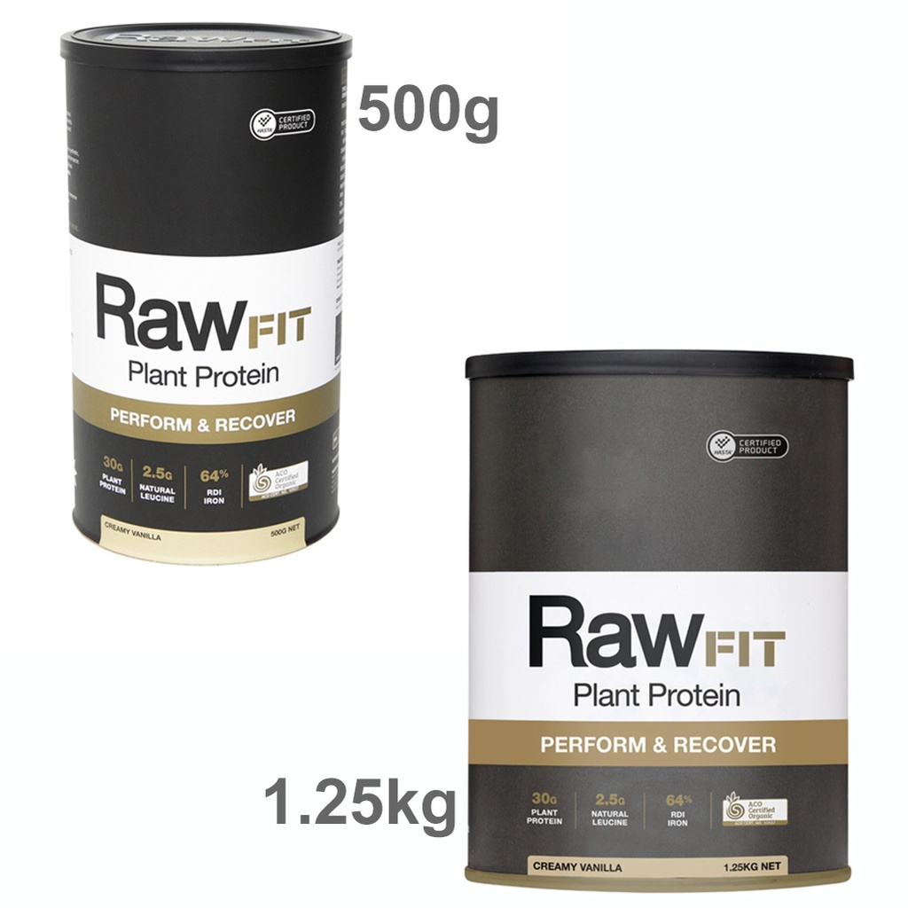 AMAZONIA | RawFIT Plant Protein Organic Perform & Recover Creamy Vanilla