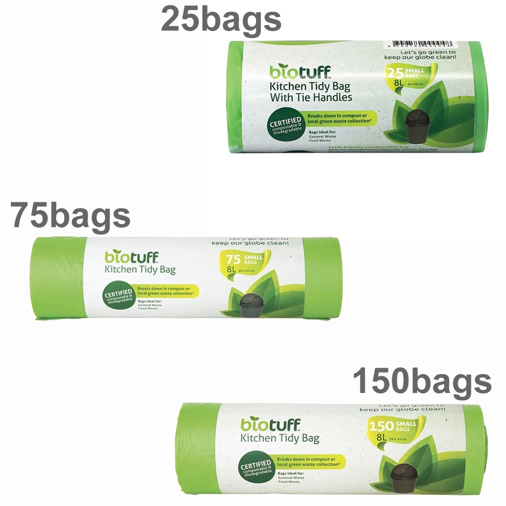 BIOTUFF | Kitchen Tidy Bag Small Bags 8L