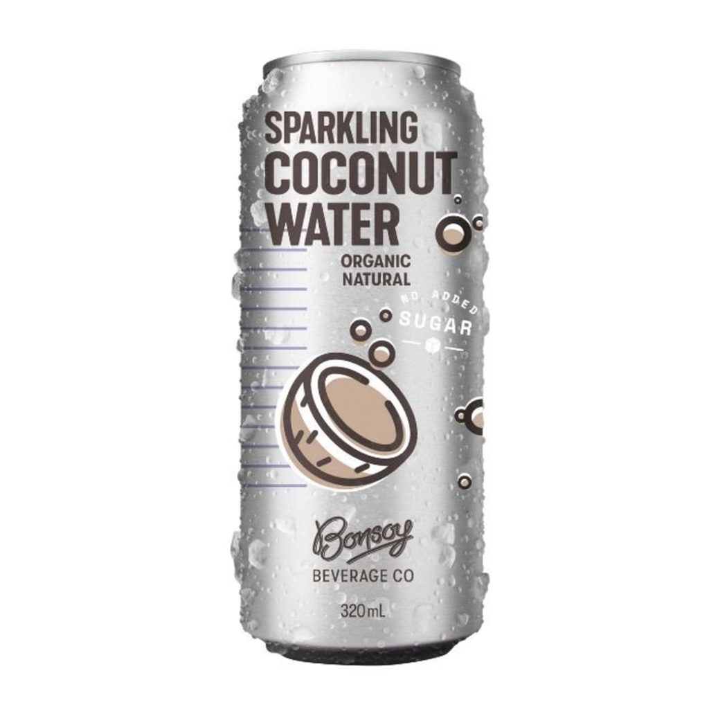 BONSOY | Sparkling Coconut Water NATURAL 320ml
