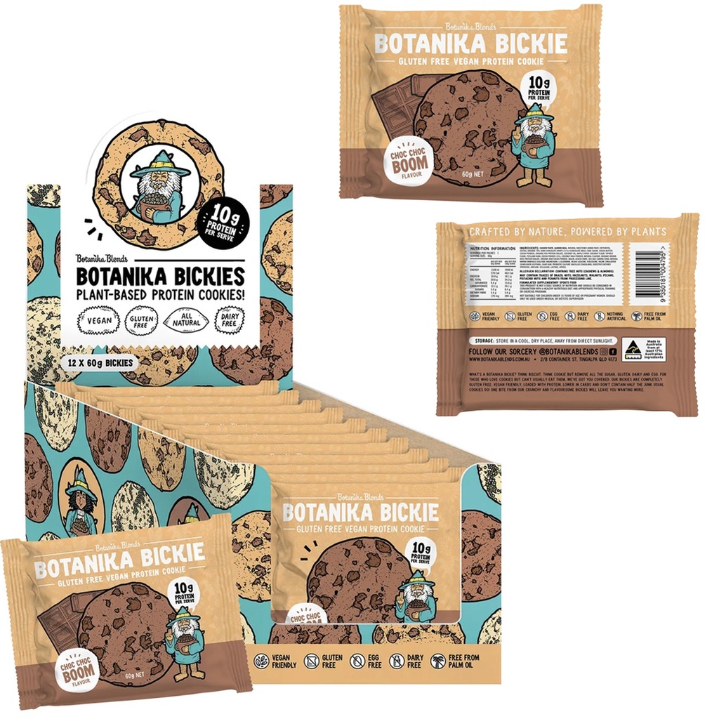 BOTANIKA BLENDS | Botanika Bickie Protein Cookie Choc Choc Boom 60g