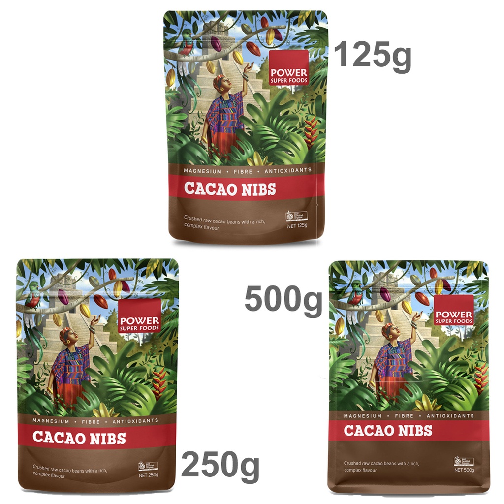 POWER SUPER FOODS | Organic Cacao Nibs Raw