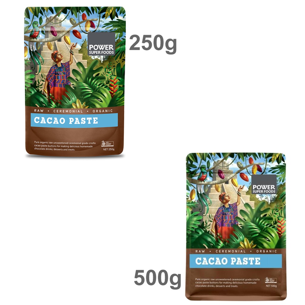POWER SUPER FOODS | Organic Cacao Paste Buttons Raw