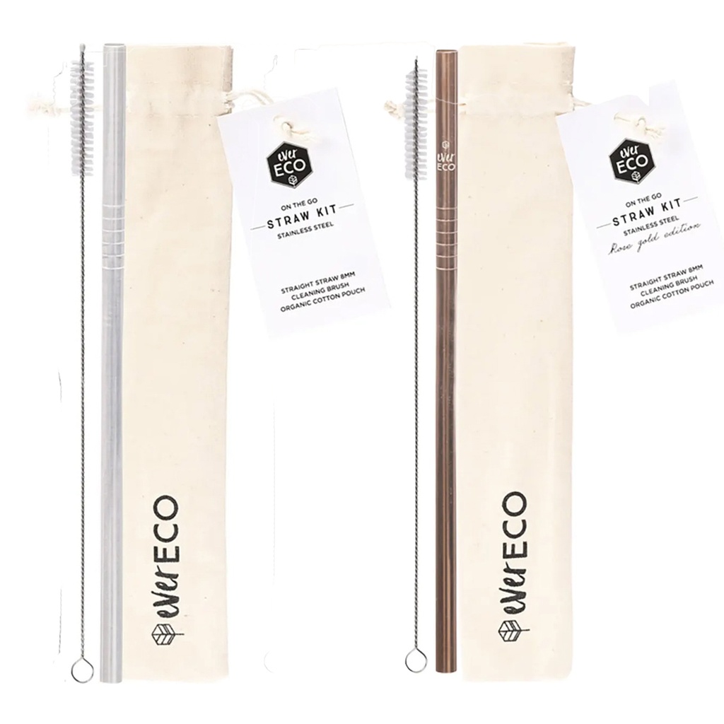 EVER ECO | Stainless Steel Straw Kit Straight