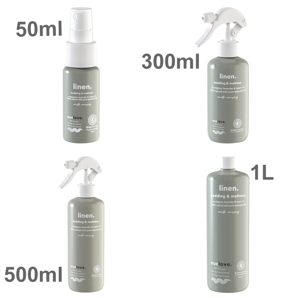 EUCLOVE | 床上用品清新噴霧 (床單與床墊)