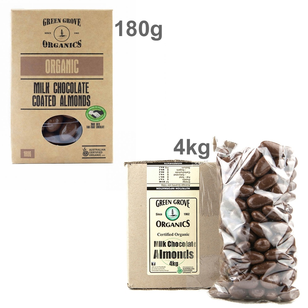 GREEN GROVE | Almonds – Milk Chocolate